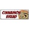 Signmission CINNAMON BREAD BANNER SIGN fresh baked bakery still warm homemade B-72 Cinnamon Bread - alternate 1
